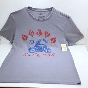 LUCKY BRAND TEE SHIRT GREY